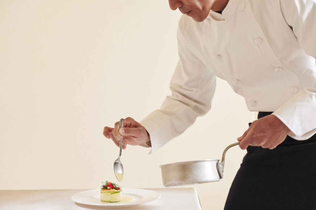 料理・引出物などの展示